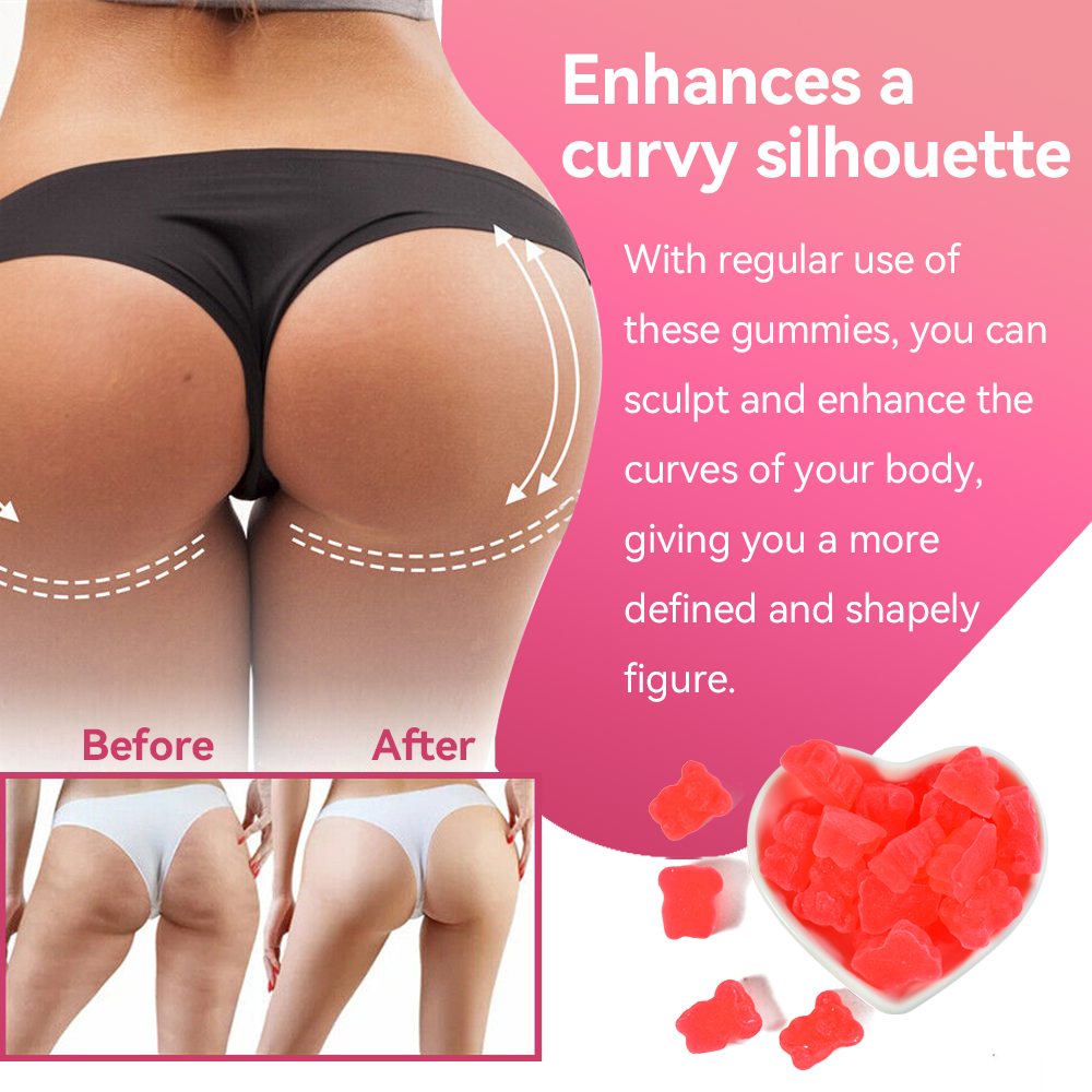 Premium Option (Recommended): CurveBoost™ Premium Firming Butt & Hip Enlargement Gummies – All-Natural BBL & Booty Enhancing Vitamin Supplement (60 Gummies)
