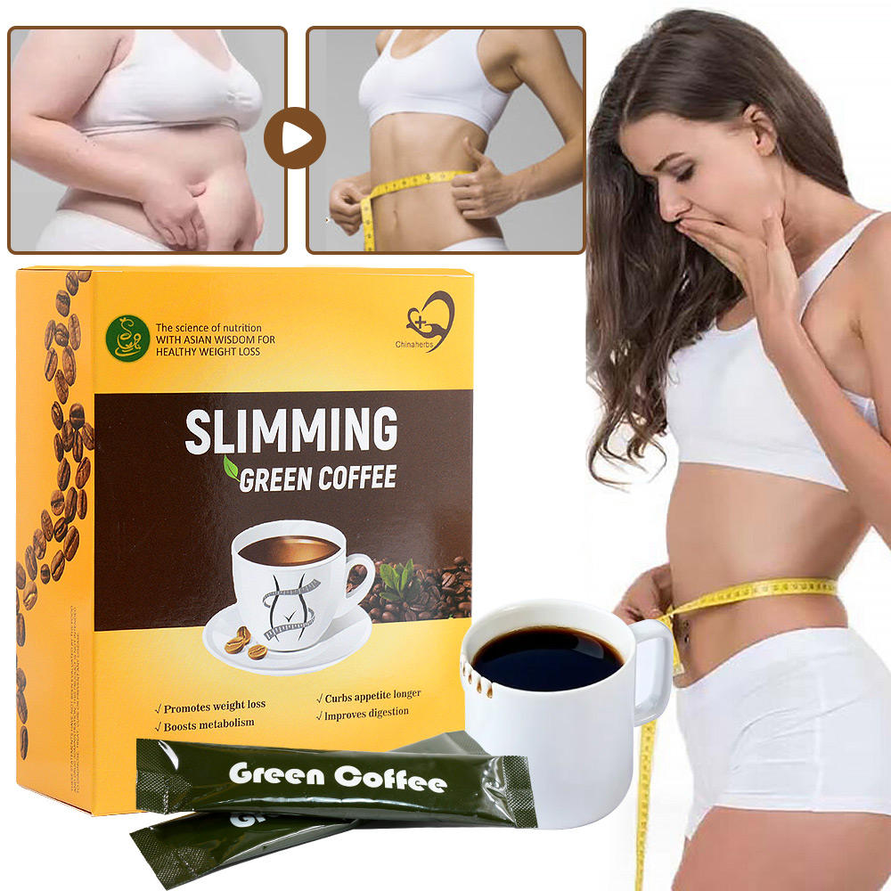 Chinaherbs Premium Organic Slim Coffee – Sugar-Free Natural Weight Management Blend (10g Sachets)