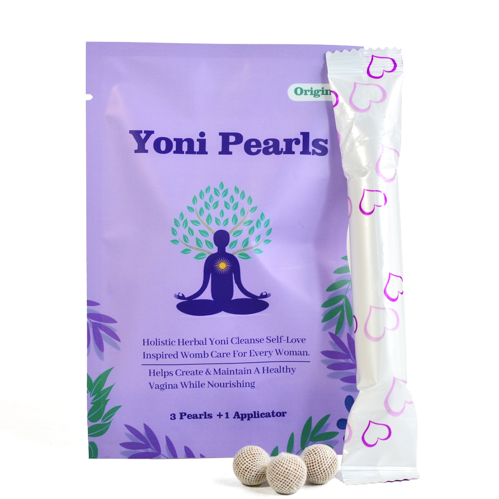 Premium Organic Yoni Detox Pearls – Natural Herbal Vaginal Cleansing & Wellness Tampons (3-Pack / Single)